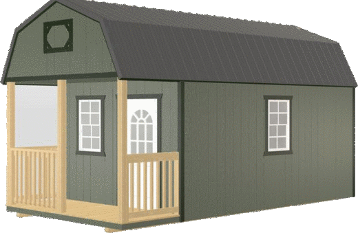 Lofted Barn Cabin — portable building for sale in Port Charlotte, FL