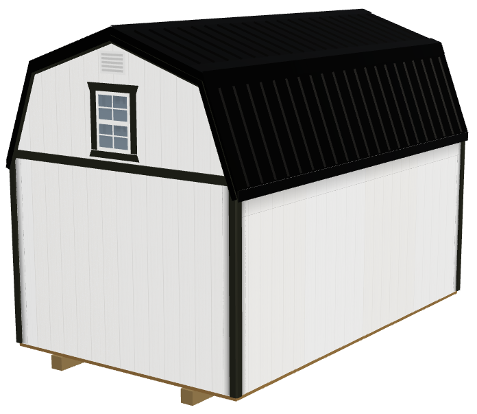 A building with the 18×24 Gable Window on it