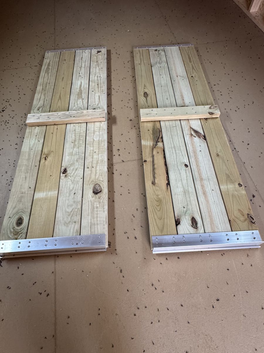 Two ramps built and ready to go on