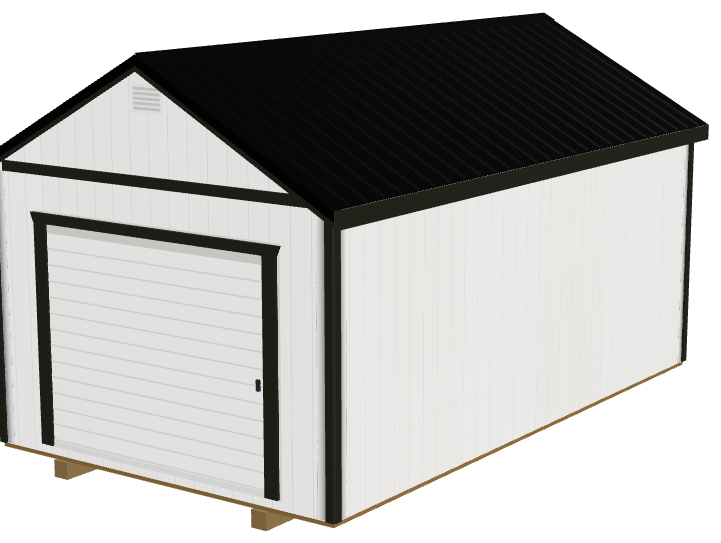 A building with the 8′ Roll-up Door on it