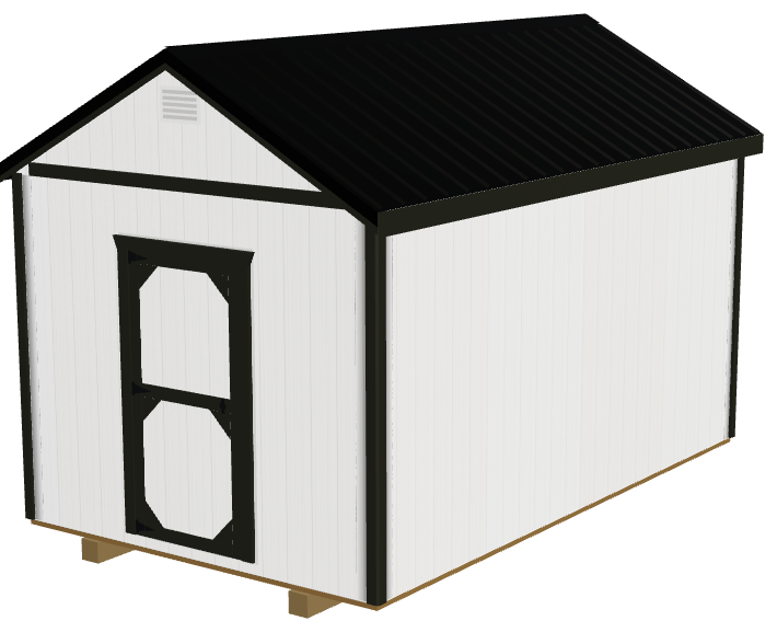 A building with the 36″ Wooden Door on it