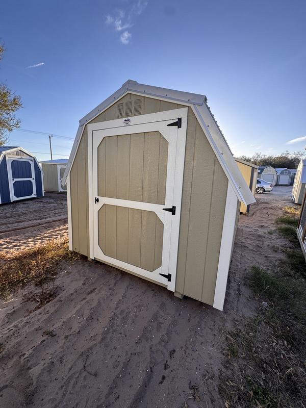 Tan lofted barn